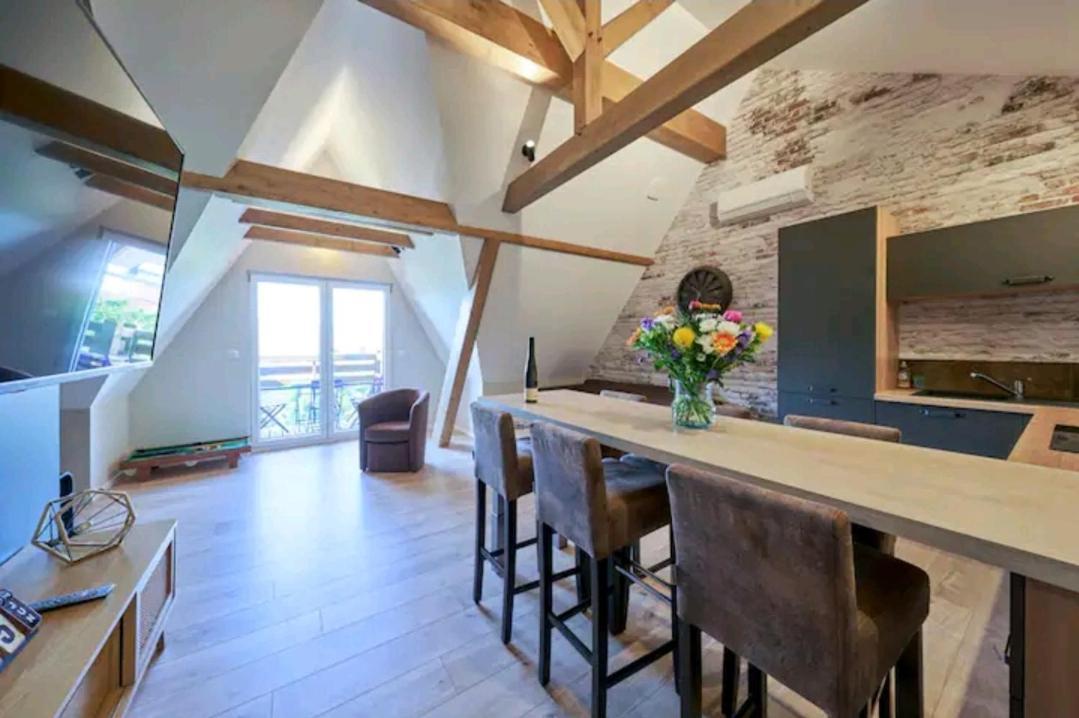 Loft Neuf Avec Bain Jacuzzi Et Terrasse Appartement Colmar Buitenkant foto